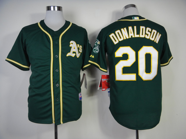 Men Oakland Athletics 20 Donaldson Green MLB Jerseys